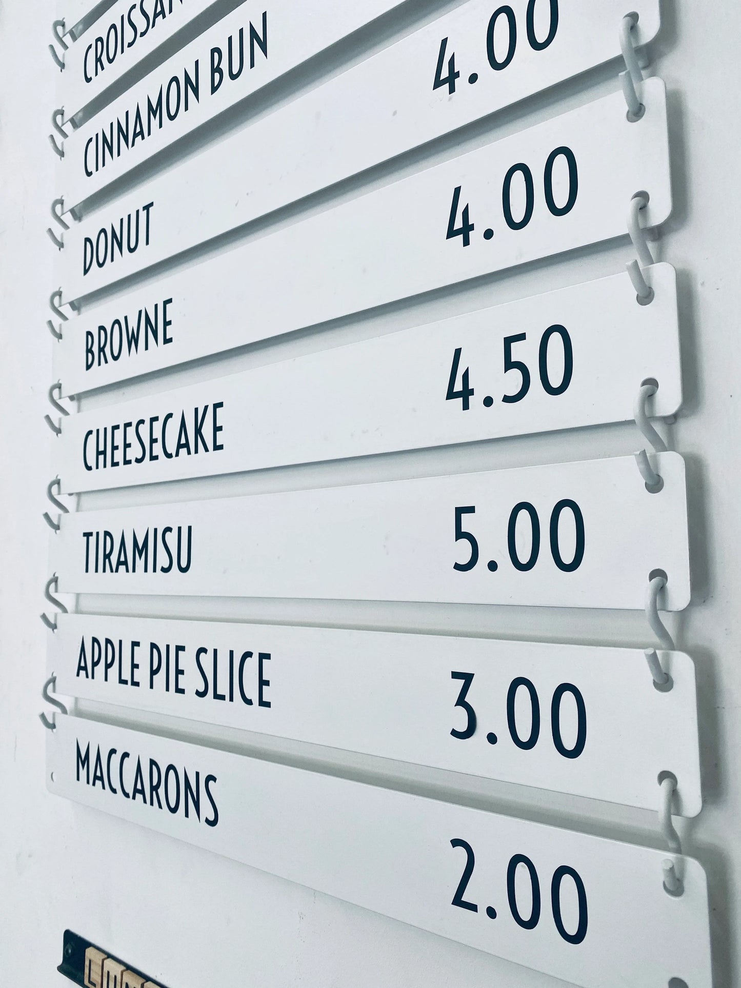 Magnetic Menu Board - Metallionaire