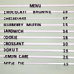 Magnetic Menu Board - Metallionaire