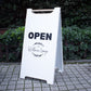 Magnetic Sidewalk Sign - Metallionaire