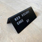 Magnetic Counter Sign - Metallionaire