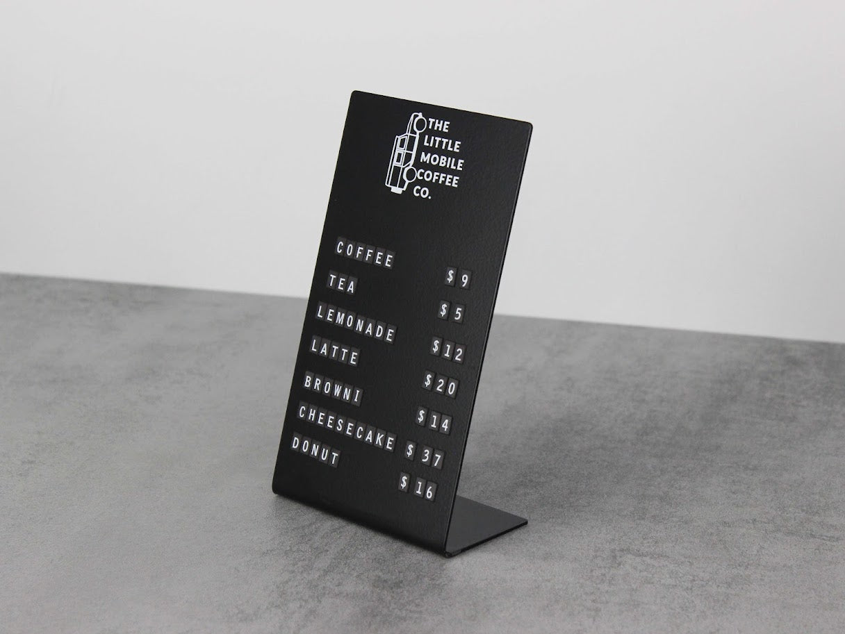 Magnetic Letter Counter Sign