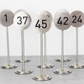 Stainless Steel Table Numbers