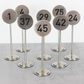 Stainless Steel Table Numbers