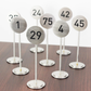 Stainless Steel Table Numbers