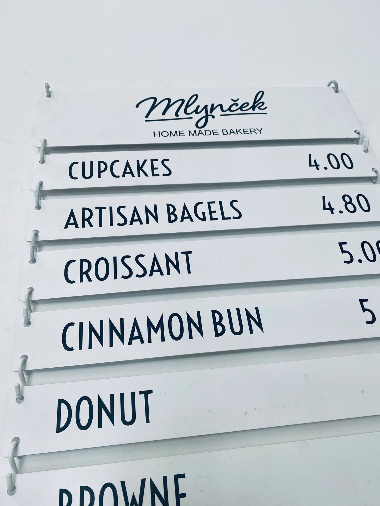 Magnetic Menu Board - Metallionaire