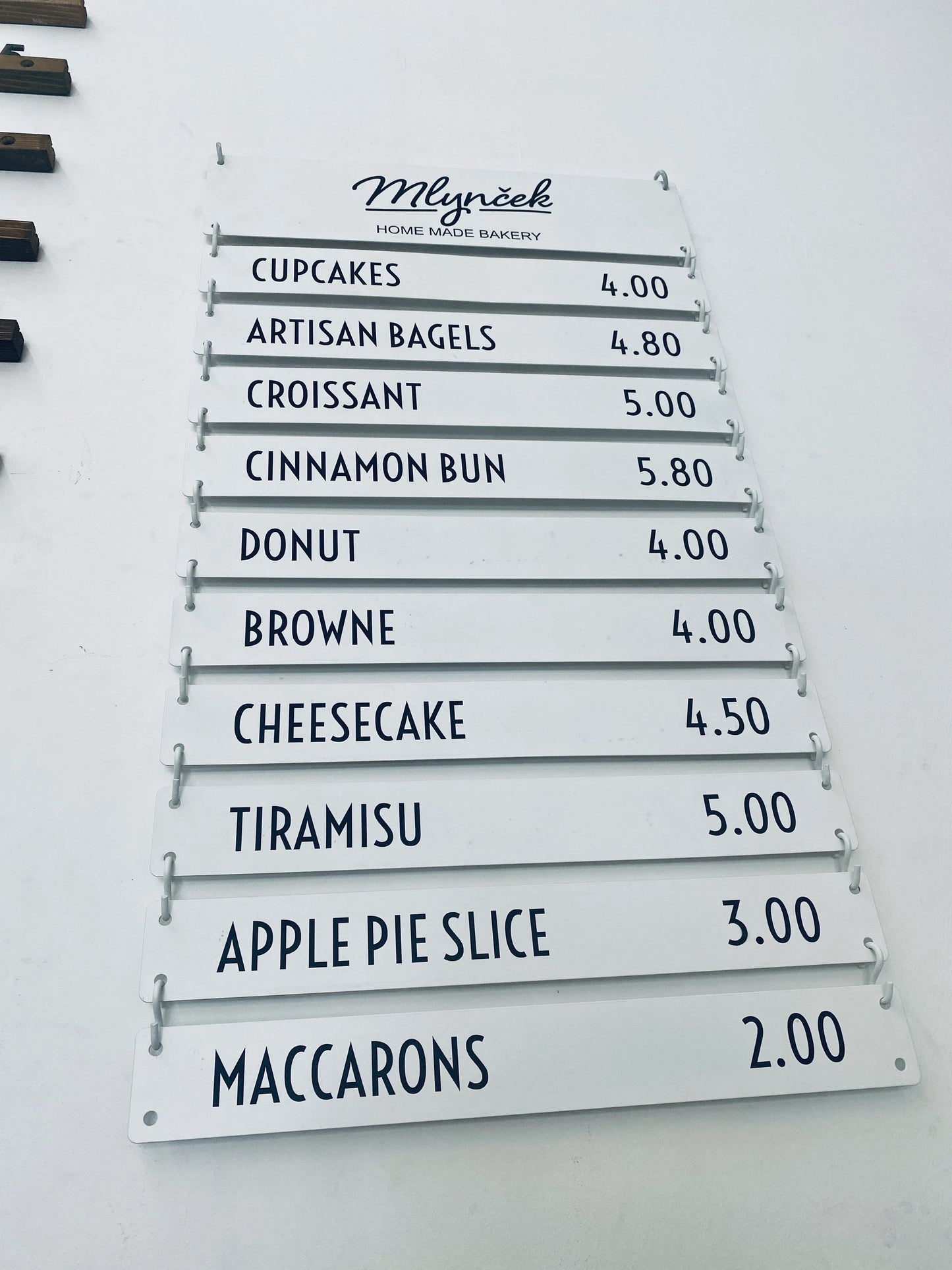 Magnetic Menu Board