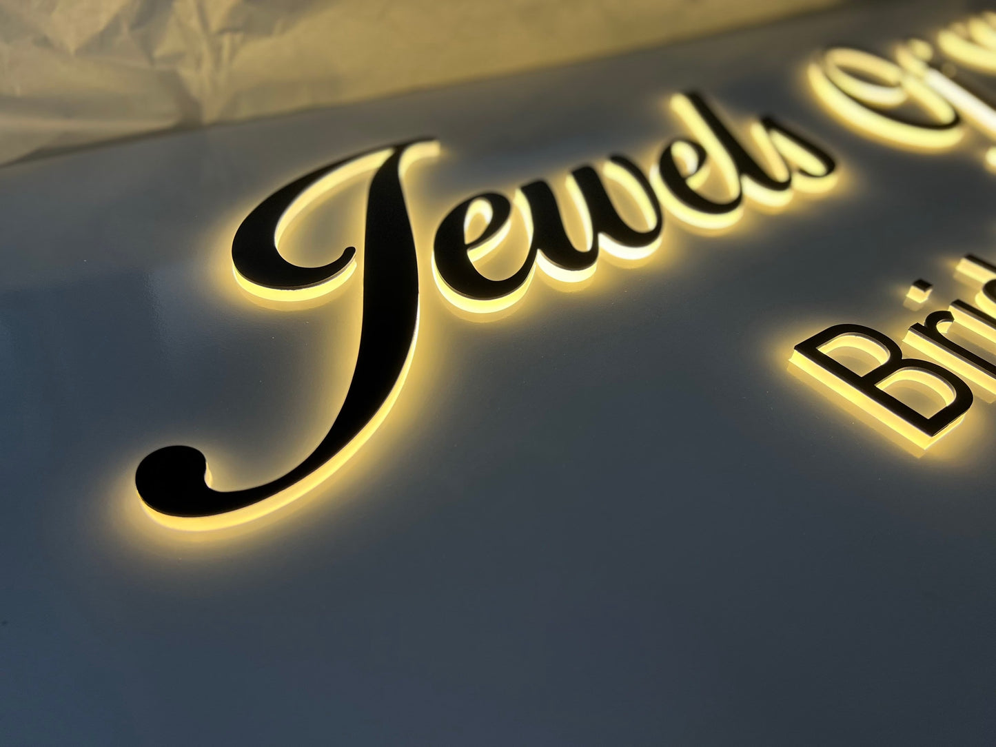 Illuminated Lobby Sign