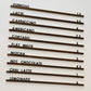 Wooden Rails Magnetic Menu Board - Metallionaire