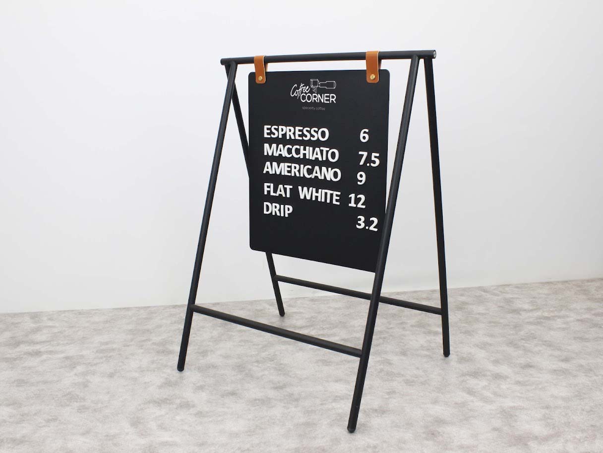 A Frame Sandwich Sign Biblo - Custom Sidewalk Sign